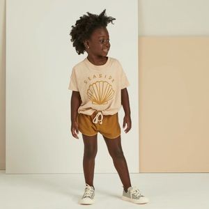 Rylee + Cru Terry Track Short – Vintage Inspired (9-12 months)